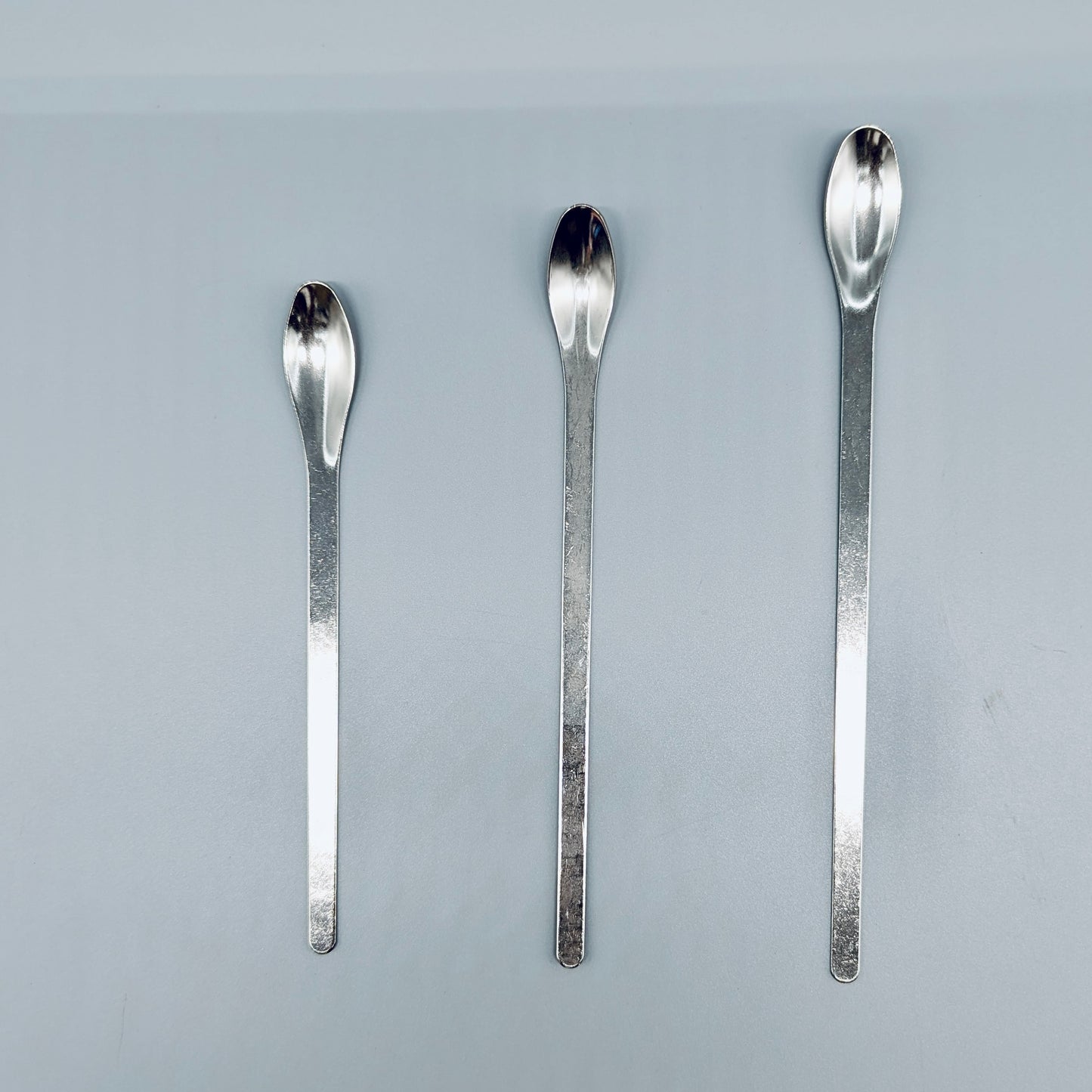Stainless steel lab spoon