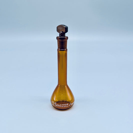 Volumetric flasks, brown