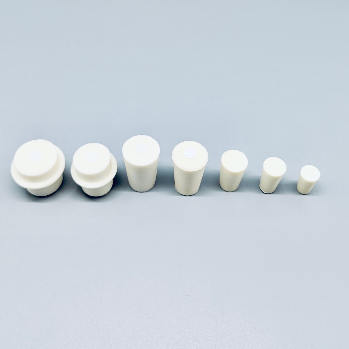 Silicon stoppers, w/ easy holes pre-made