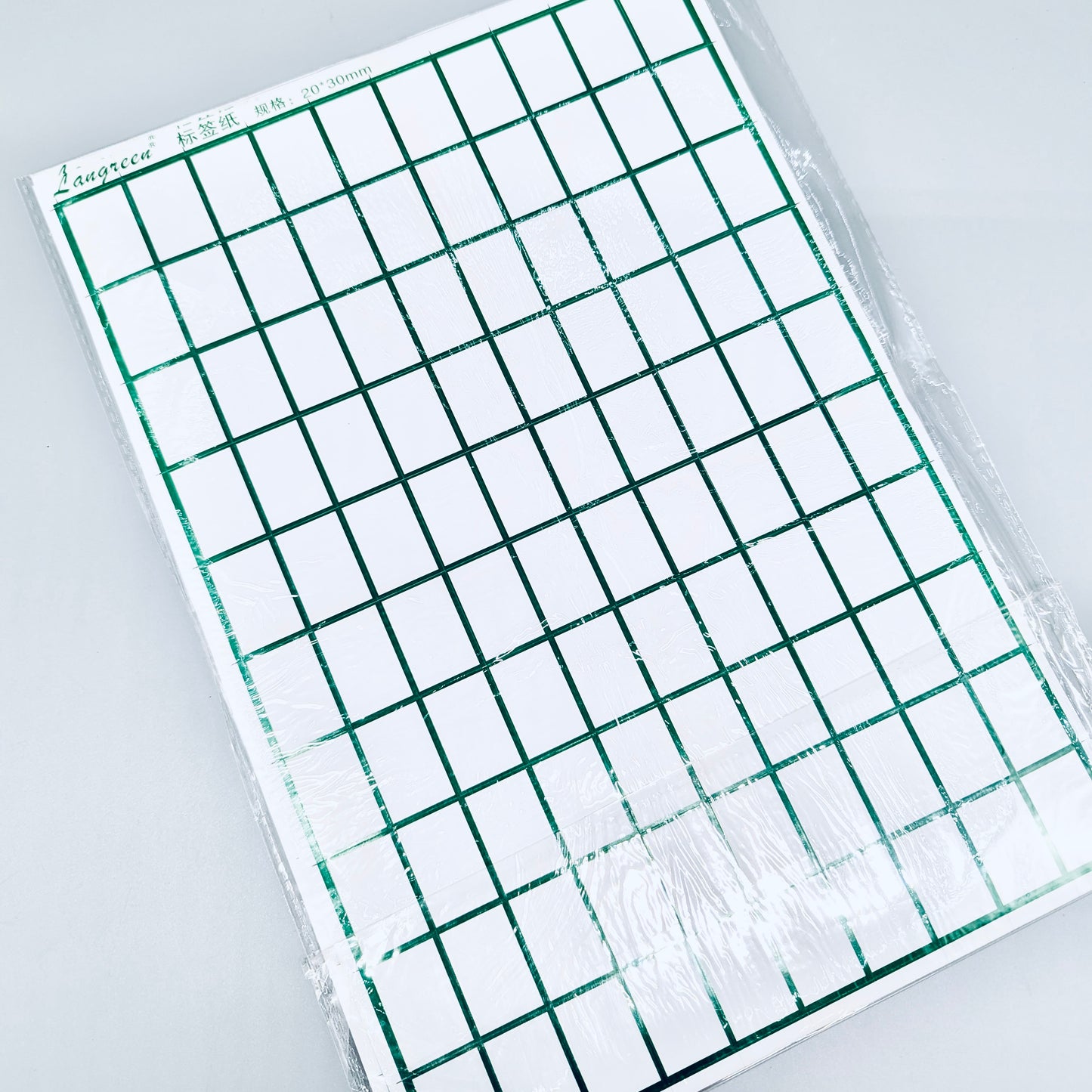 Label sticker sheet, 5 sheets/book