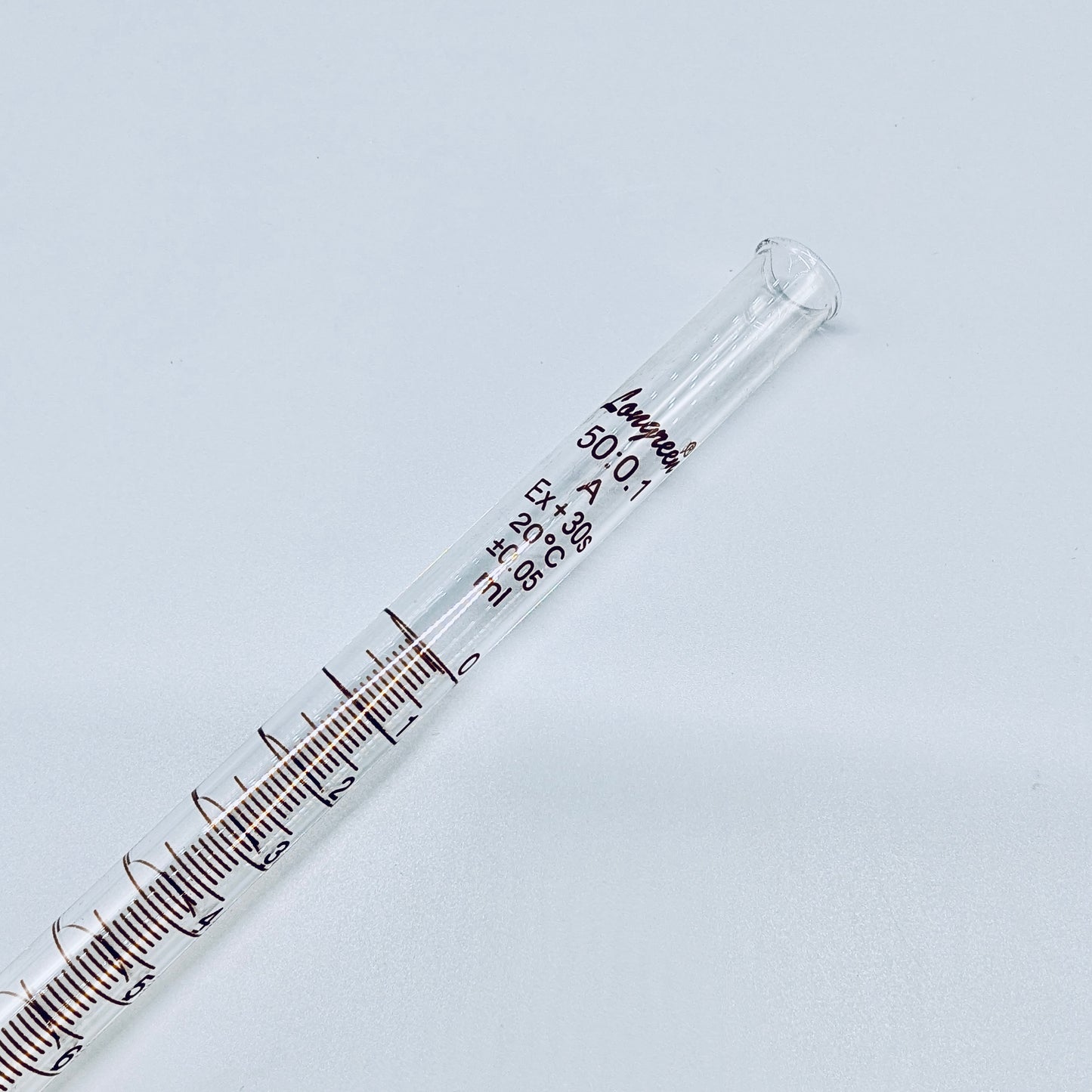 Burette with PTFE stopcock