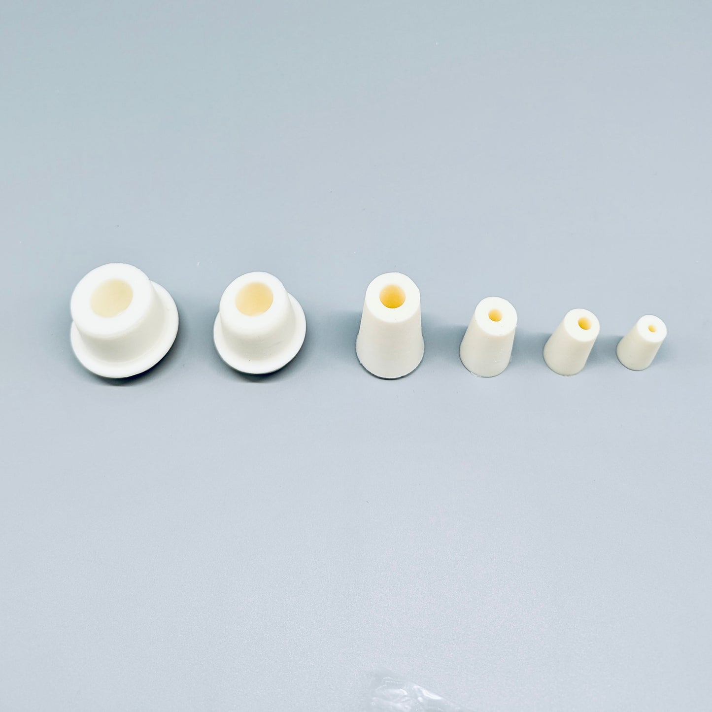 Silicon stoppers, w/ easy holes pre-made