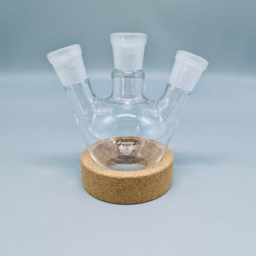 Three-Neck Round-Bottom Flask, with Angled Standard Openings 24/29