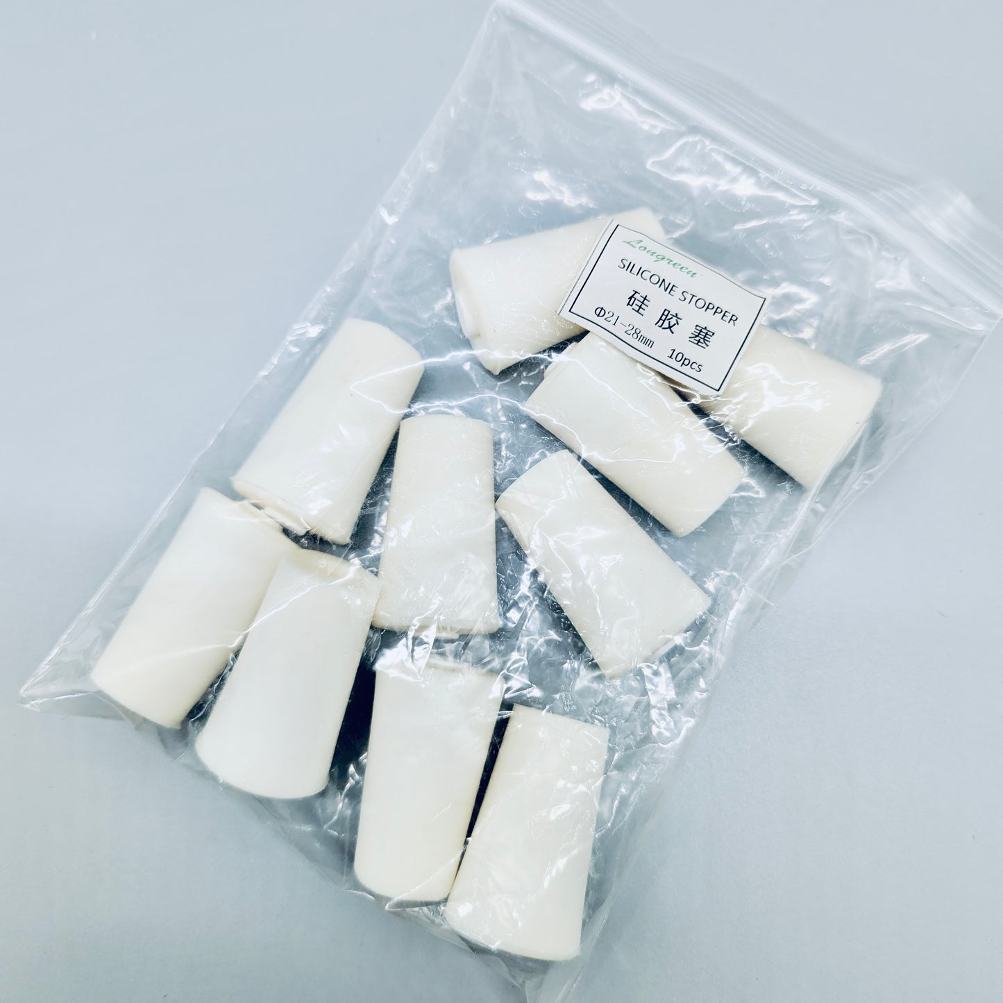 Silicon stoppers, w/ easy holes pre-made