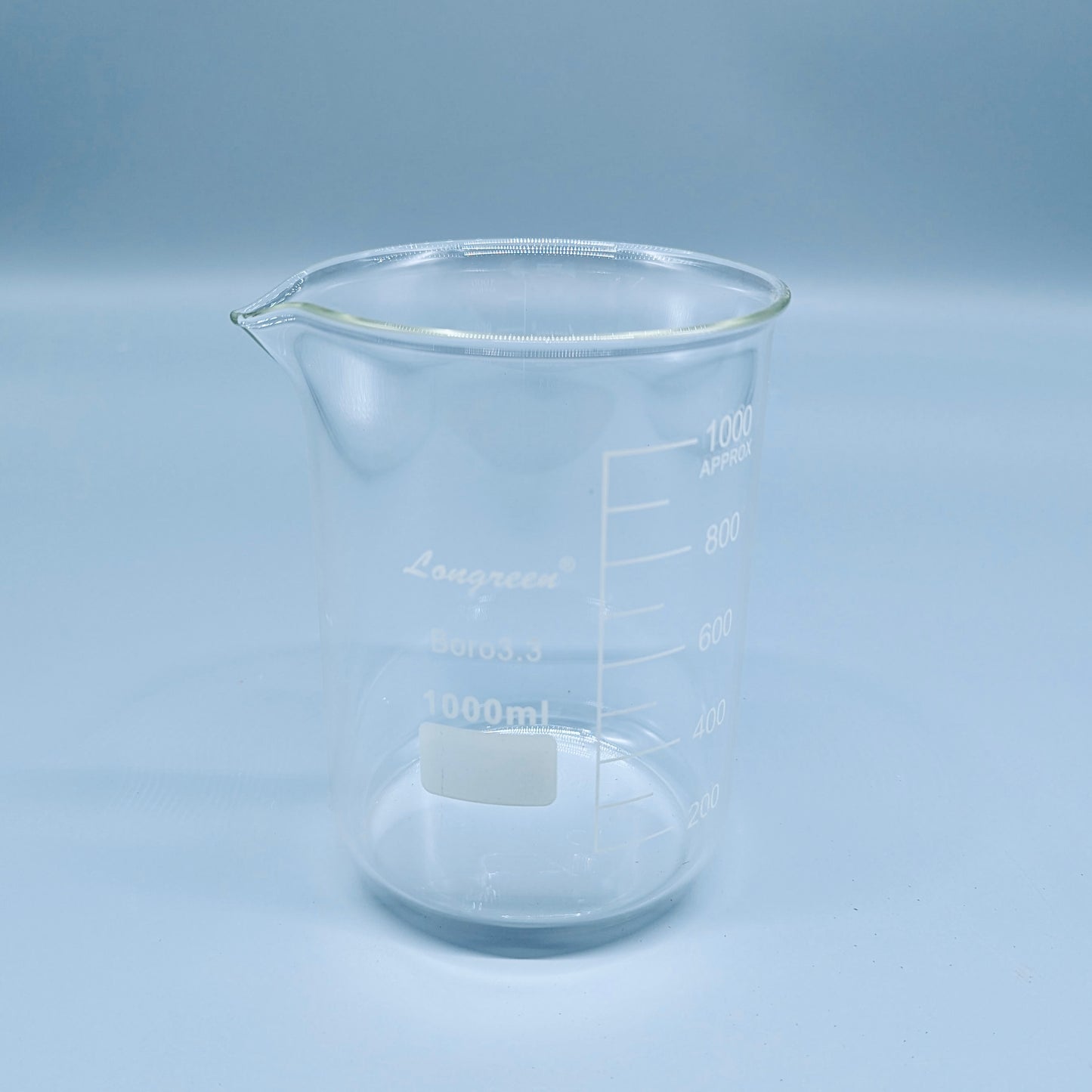 Beakers, Low form, Borosilicate glass