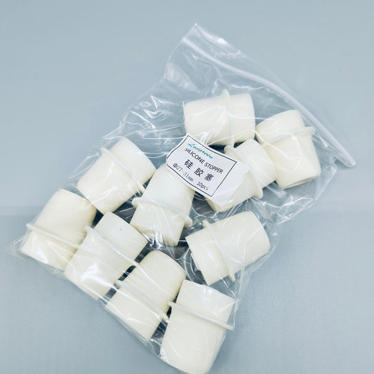 Silicon stoppers, w/ easy holes pre-made
