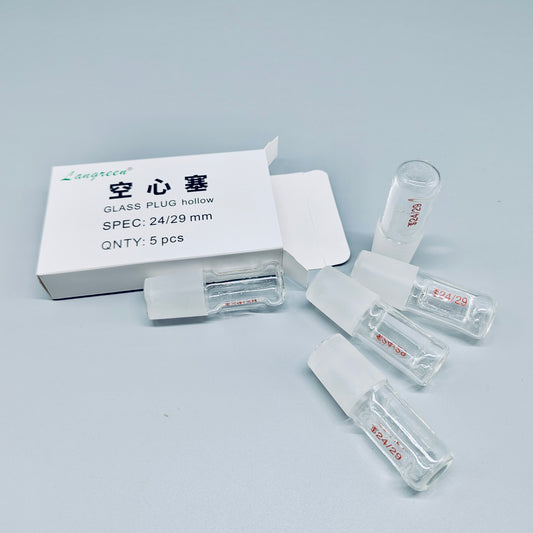 Stopper, glass, 24/29 or 19/26, 5 pcs/case