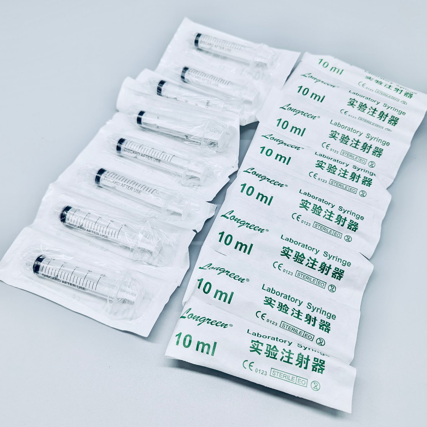 Labortaory syringes, sterilized, luer-lock