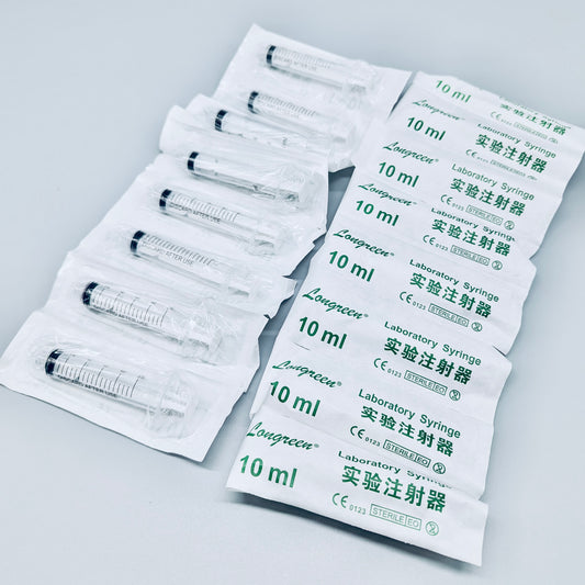 Labortaory syringes, sterilized, luer-lock