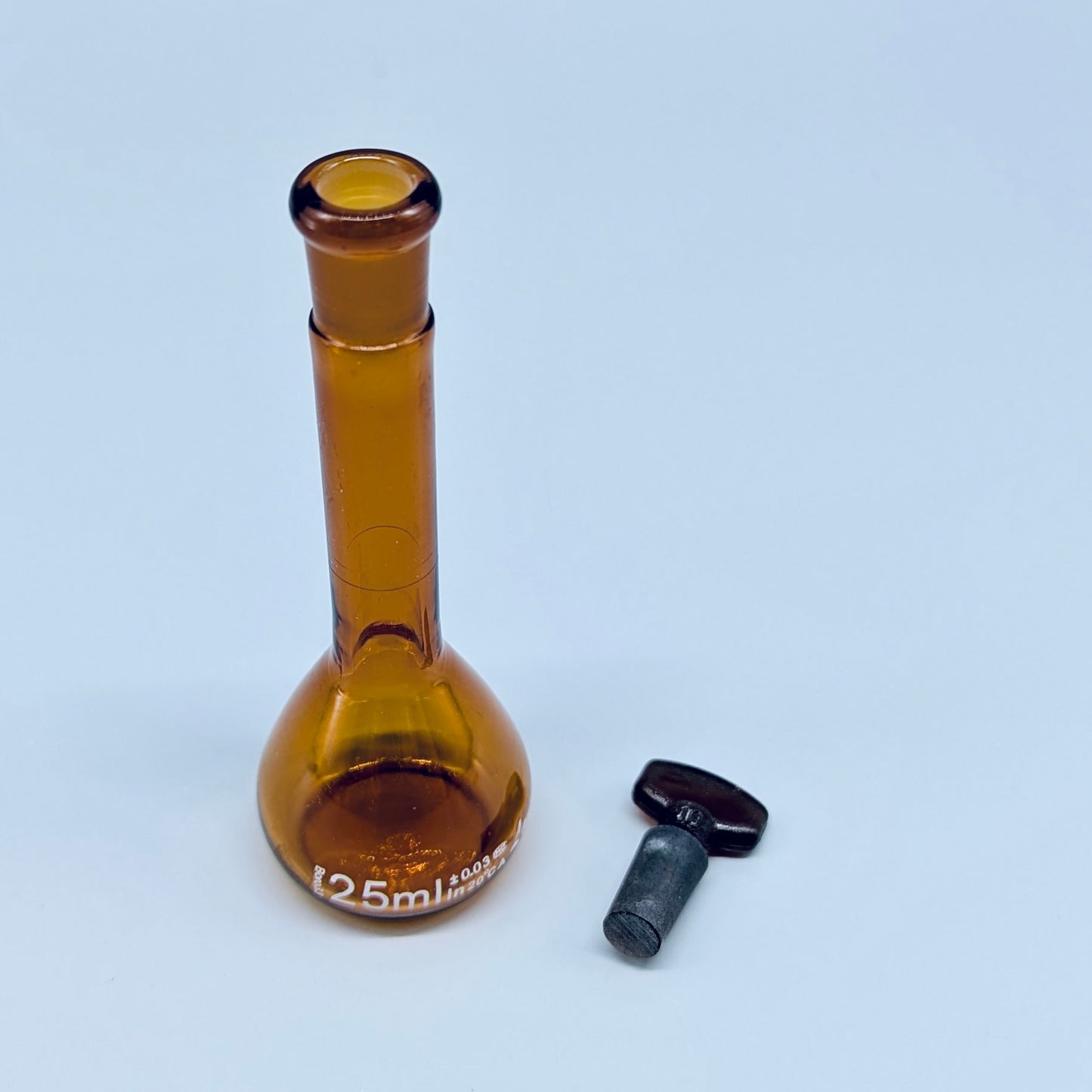 Volumetric flasks, brown