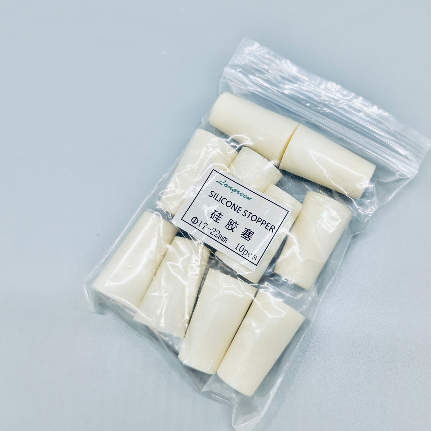Silicon stoppers, w/ easy holes pre-made