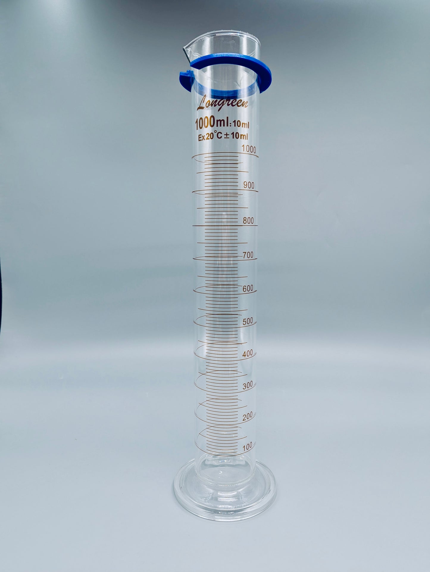 Heavy Duty Borosilicate Glass Graduate Cylinders, 1000 mL, 1 pcs