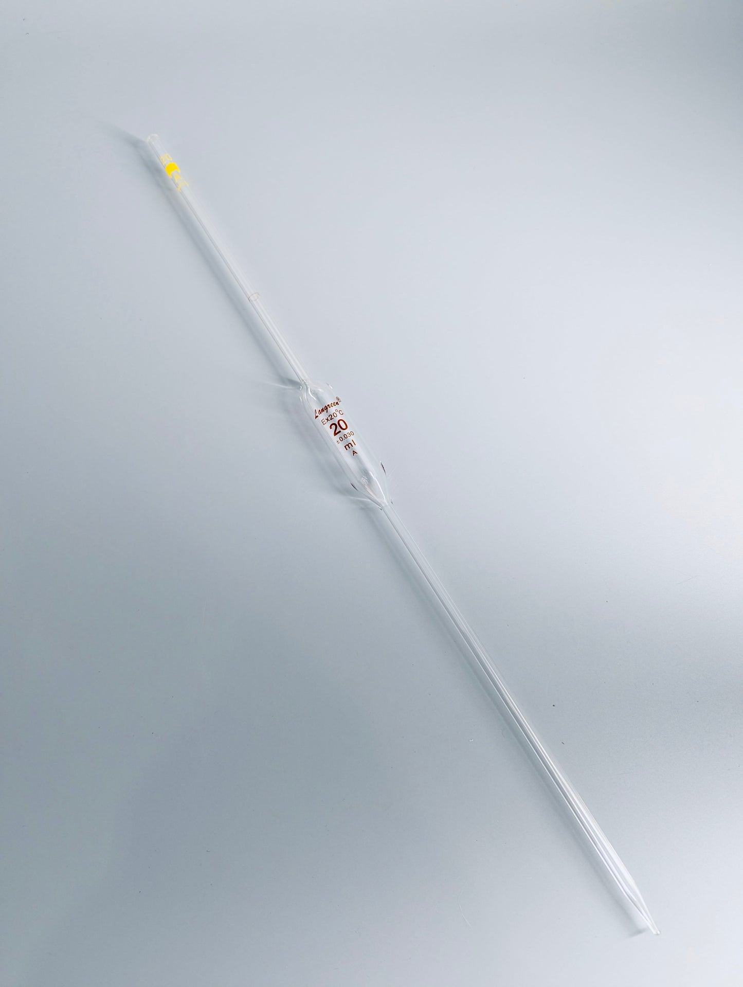 One-mark volumetric pipette