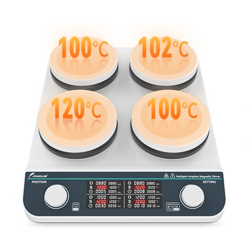 Multiple Hotplate Magnetic Stirrer, HHMS-4Max