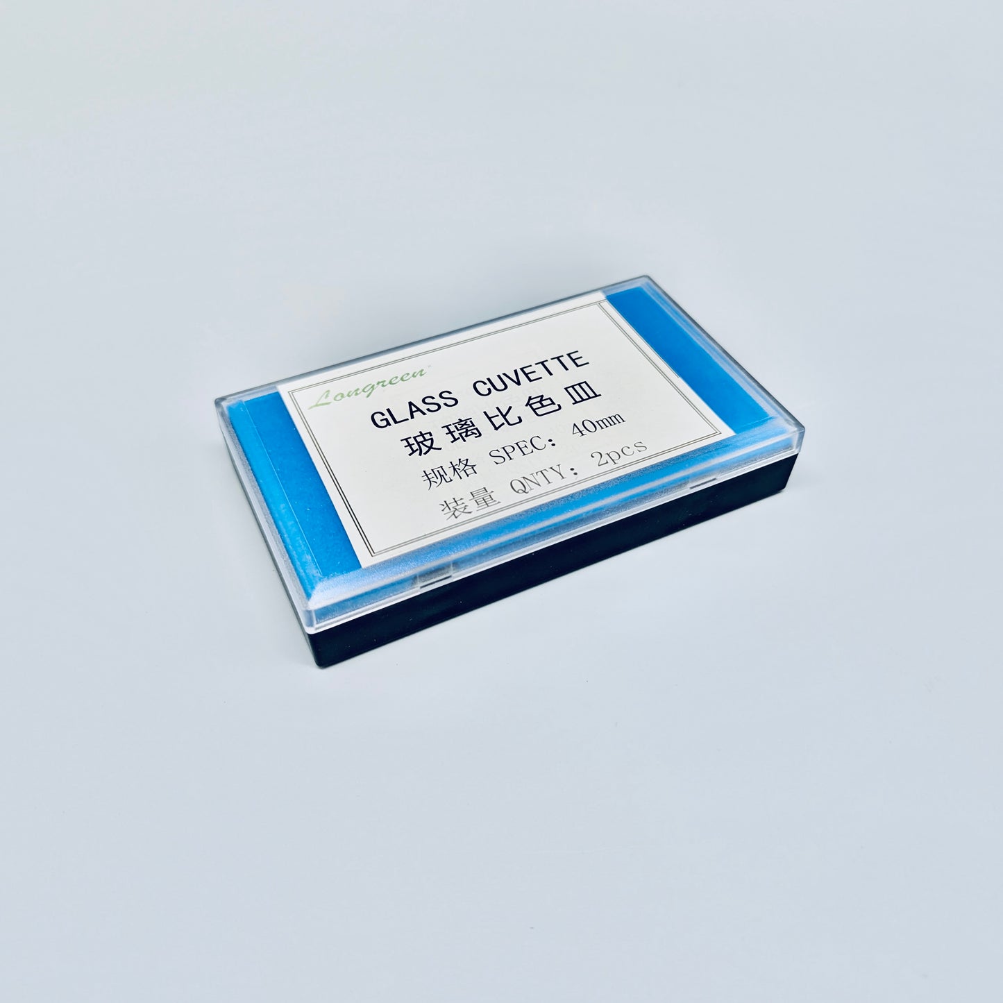 Cuvette, glass, 2 pcs/case