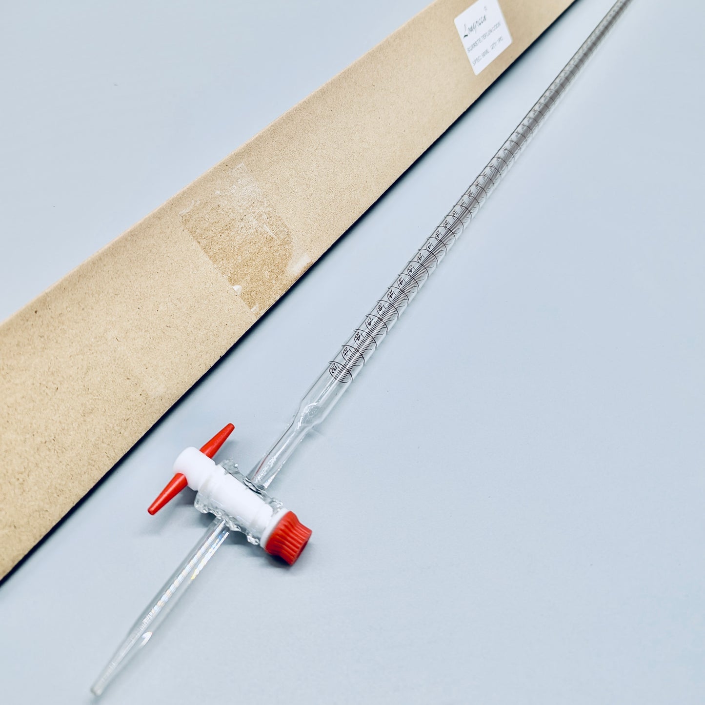 Burette with PTFE stopcock
