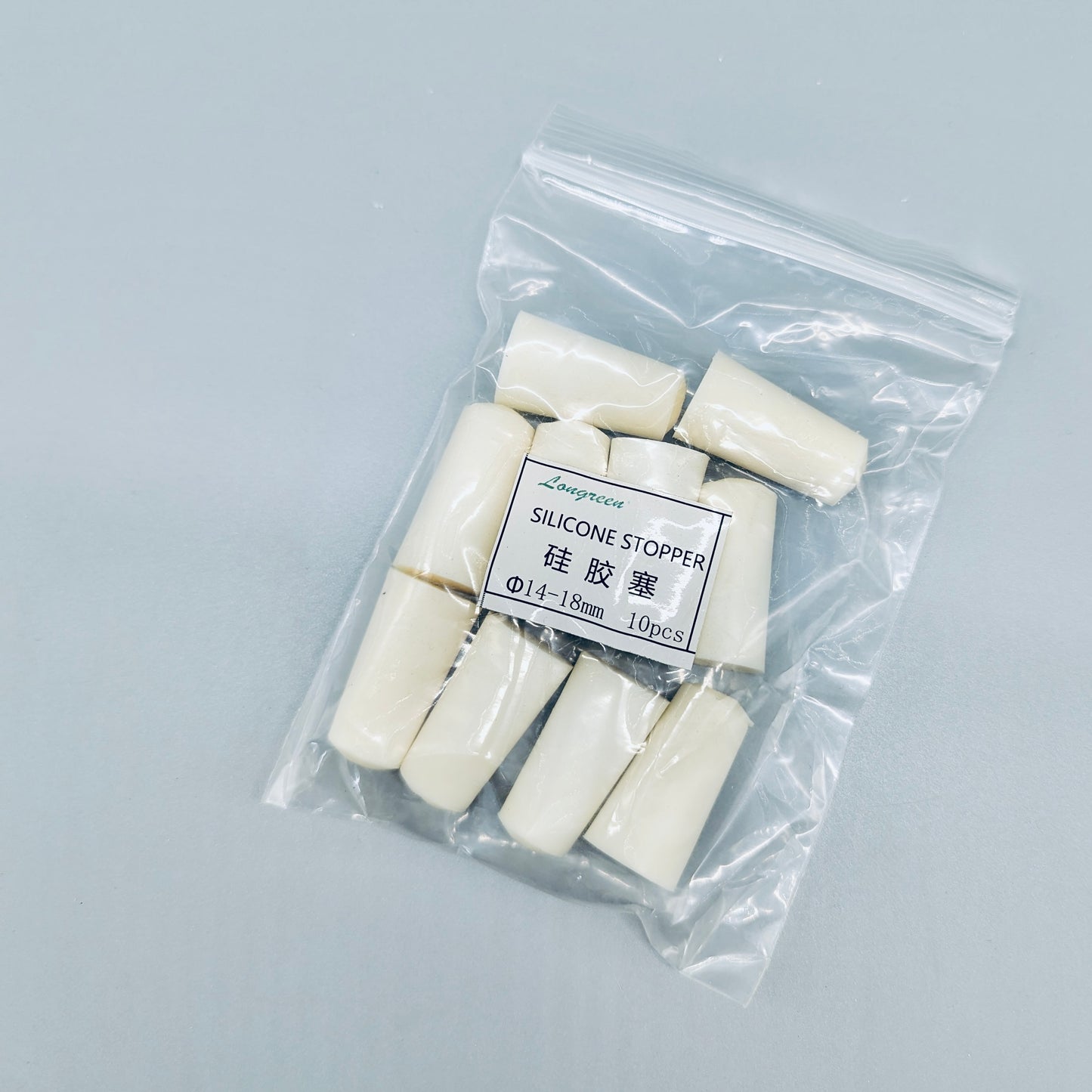 Silicon stoppers, w/ easy holes pre-made