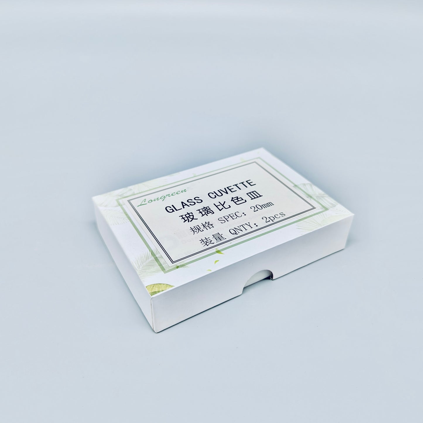 Cuvette, glass, 2 pcs/case