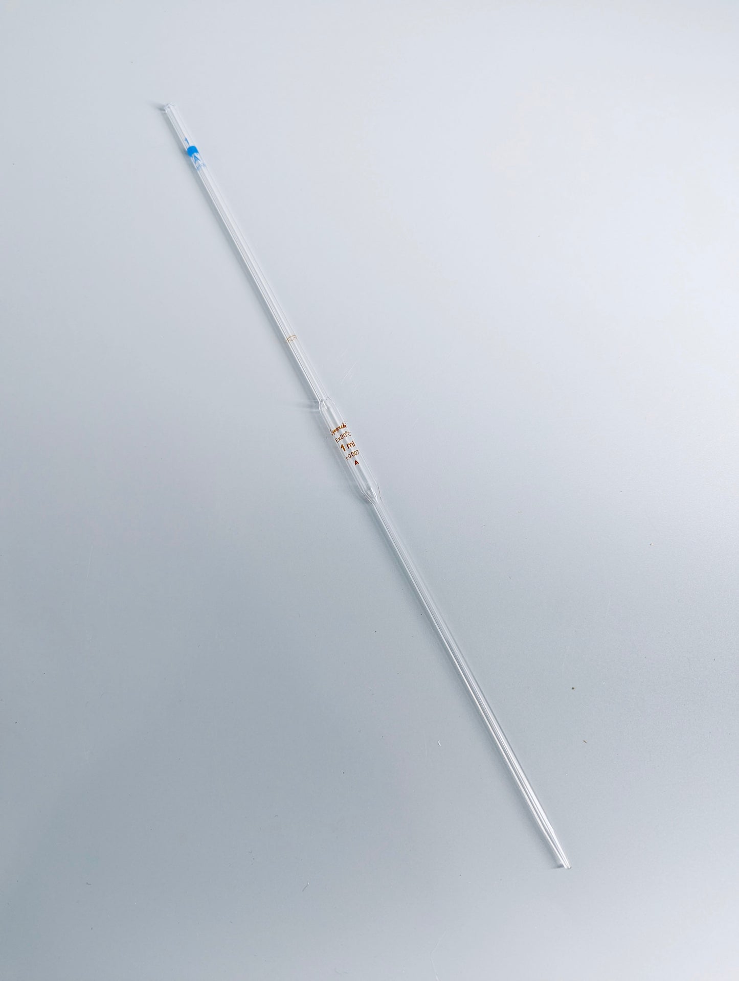 One-mark volumetric pipette