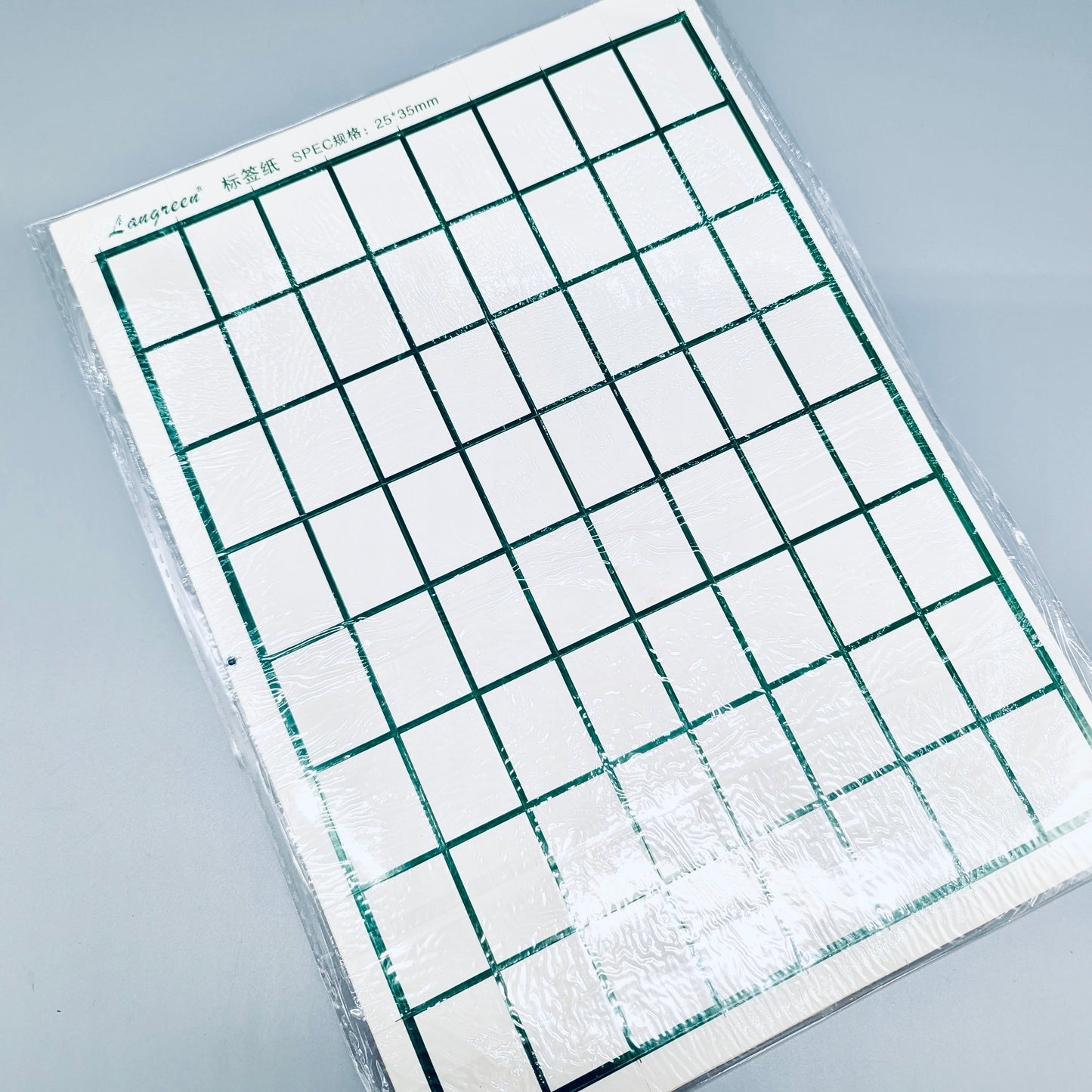 Label sticker sheet, 5 sheets/book