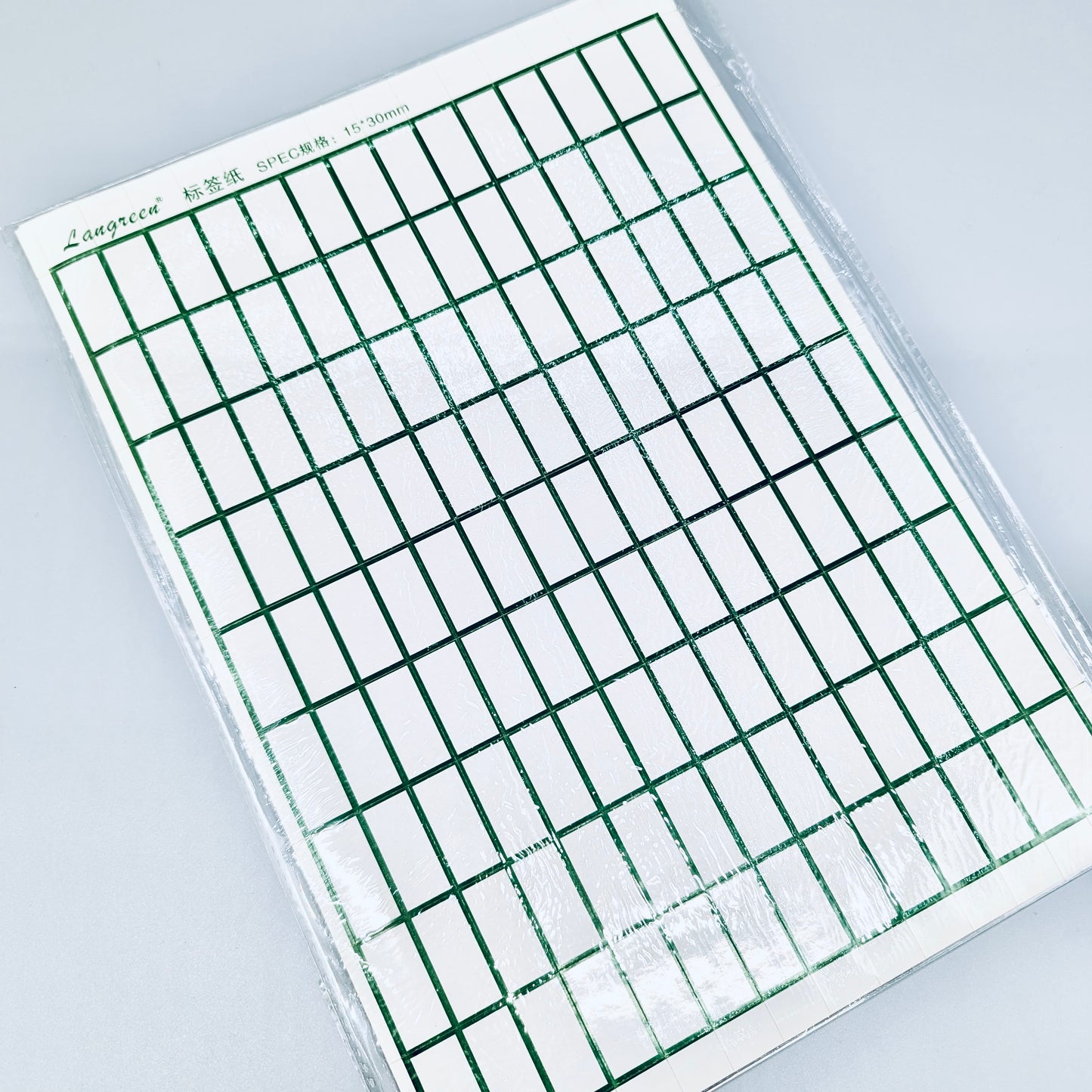 Label sticker sheet, 5 sheets/book