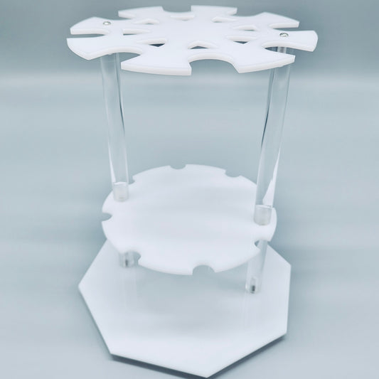 Plexiglass micropipette rack