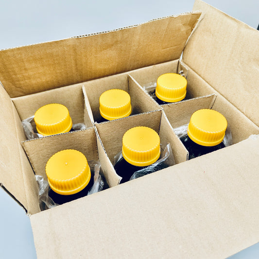 Screw-cap reagent bottle, brown, w/ cap, borosilicate glass