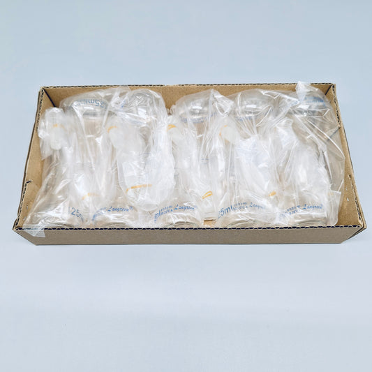 Volumetric flask, clear, borosilicate glass