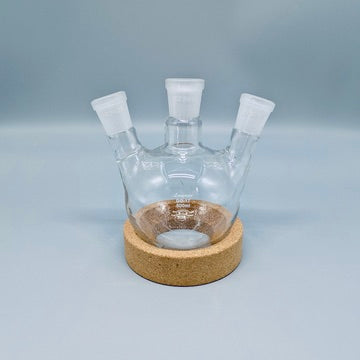 Three-Neck Round-Bottom Flask, with Angled Standard Openings 24/29