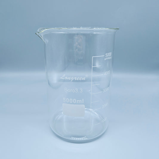 Beakers, Low form, Borosilicate glass
