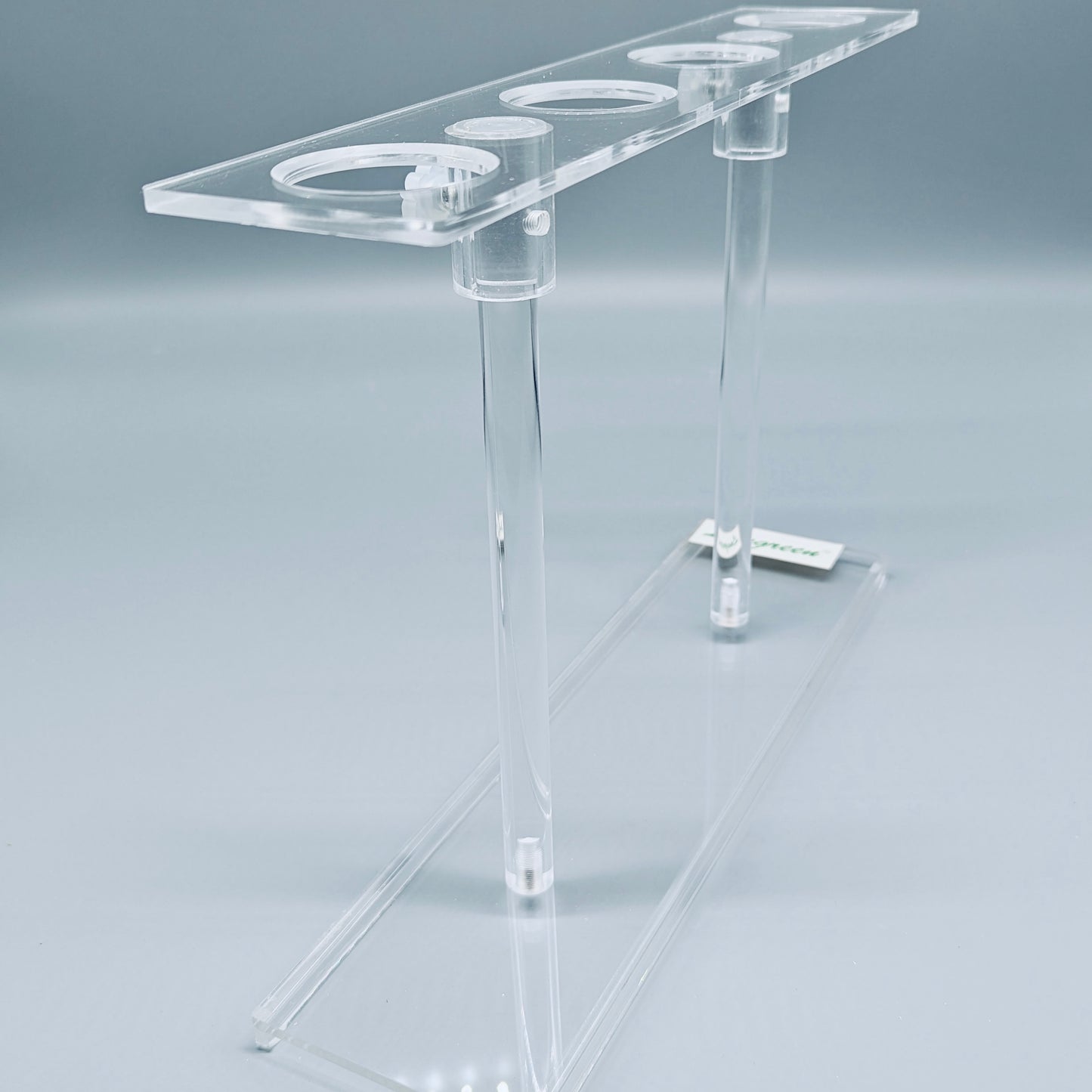 Funnel rack, plexiglass, for 50 - 75 mm funnels