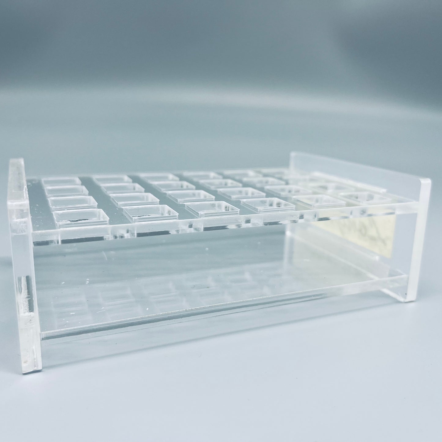 Cuvette rack, acrylic, 10*10 mm, 24 holes
