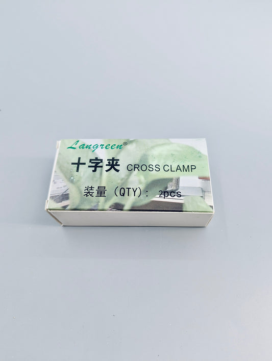 Cross Clamp (Double Screw), Clamp Diameter 3–15 mm, 2 pcs/box