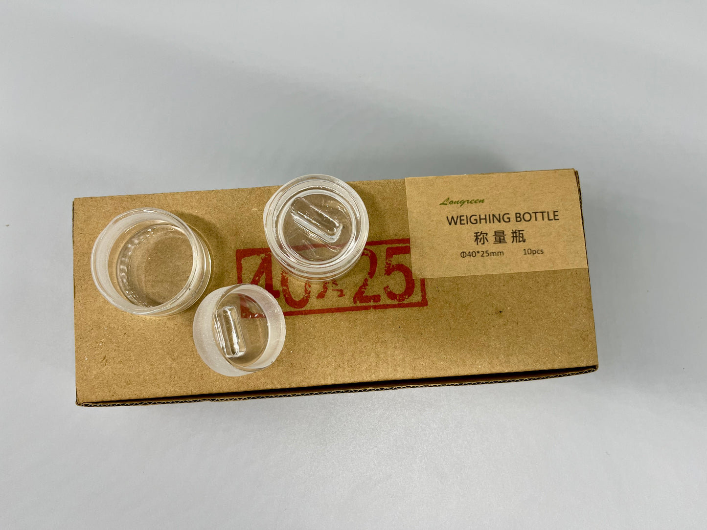 Weighing bottles, 10 pcs/case