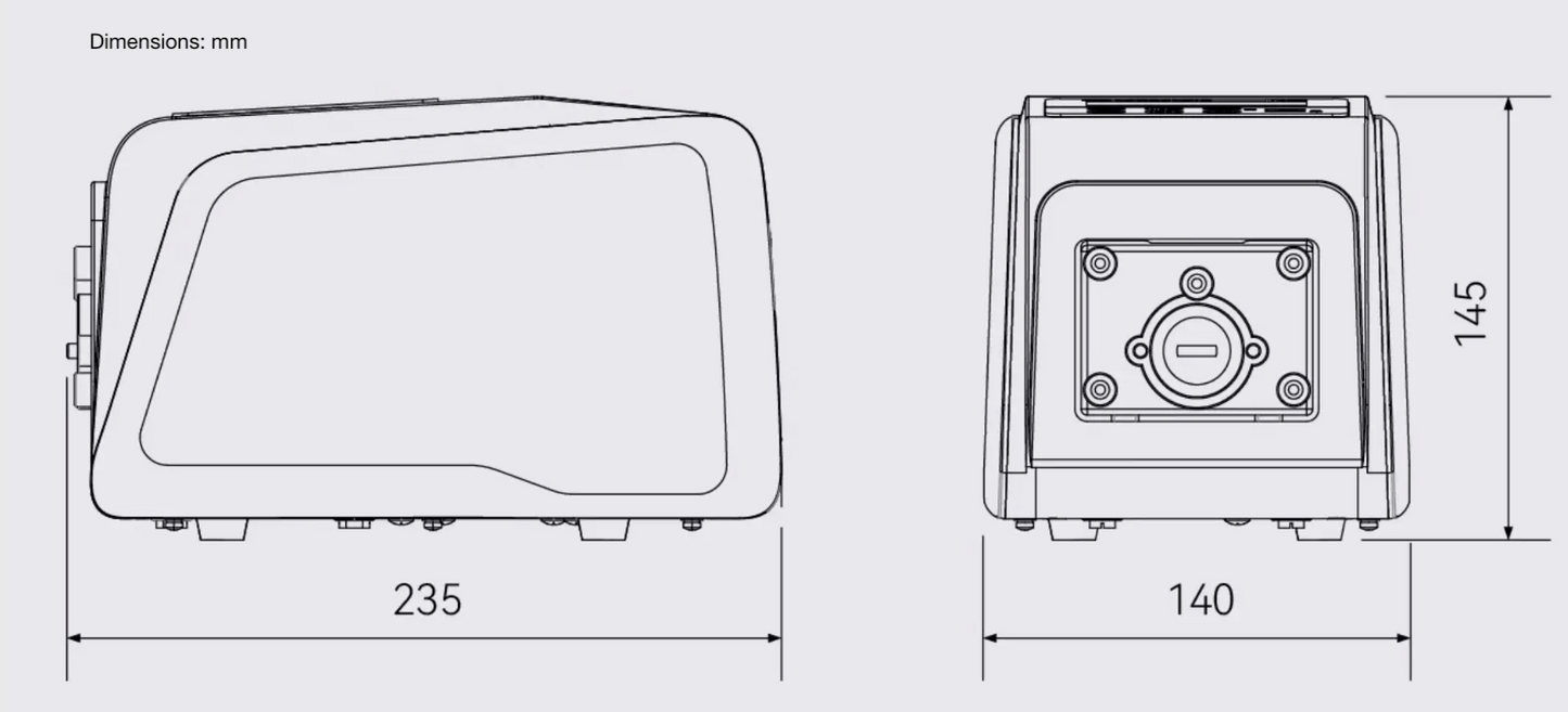 LEAD Fluid Peristaltic Pump, BT103S, with YZ15T head