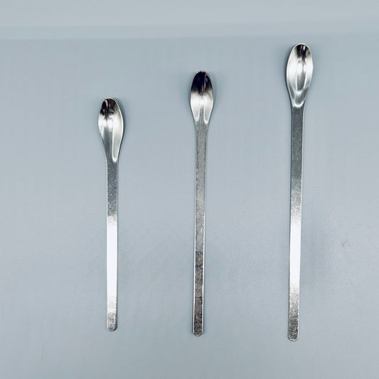 Stainless steel lab spoon