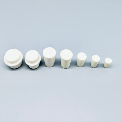 Silicon stoppers, w/ easy holes pre-made
