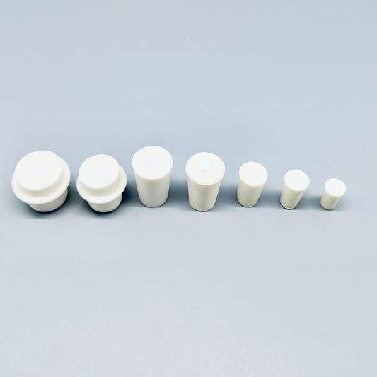 Silicon stoppers, w/ easy holes pre-made