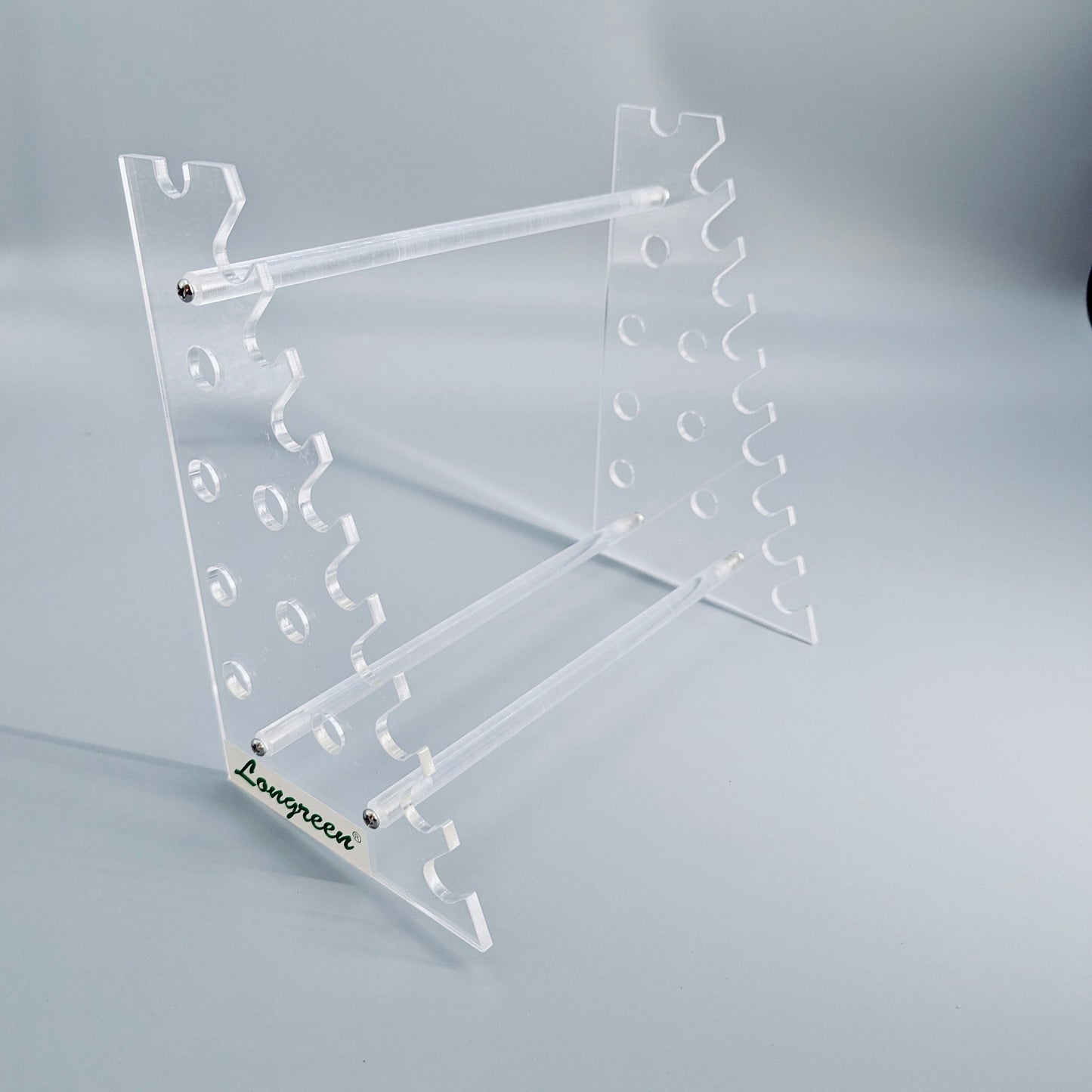 Plexiglass pipette rack