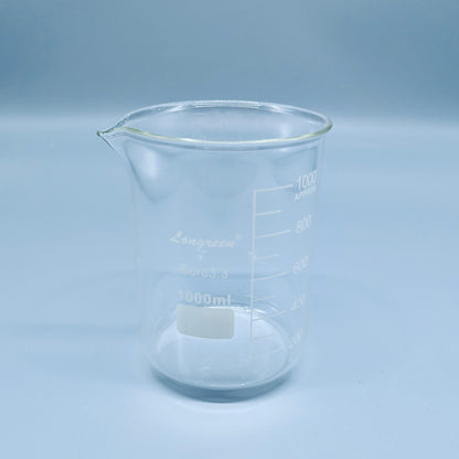 Beakers, Low form, Borosilicate glass
