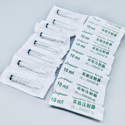Labortaory syringes, sterilized, luer-lock