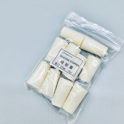 Silicon stoppers, w/ easy holes pre-made