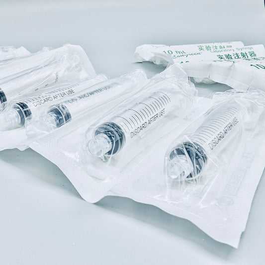 Labortaory syringes, sterilized, luer-lock
