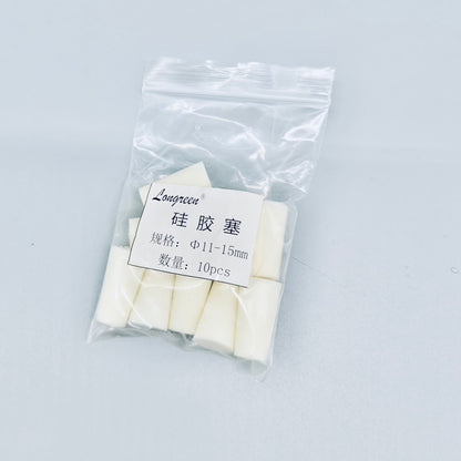 Silicon stoppers, w/ easy holes pre-made