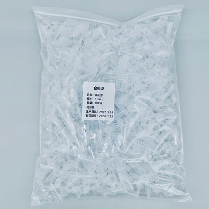 Snap-cap cone-bottom centrifuge tube, plastic