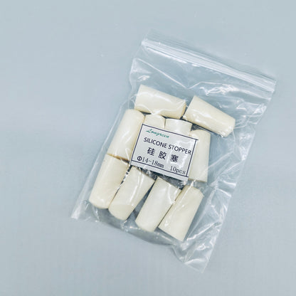 Silicon stoppers, w/ easy holes pre-made