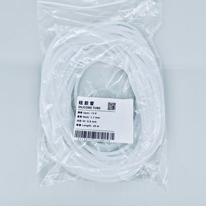Silicon tubings, Lead Fluid, 20 m/pk