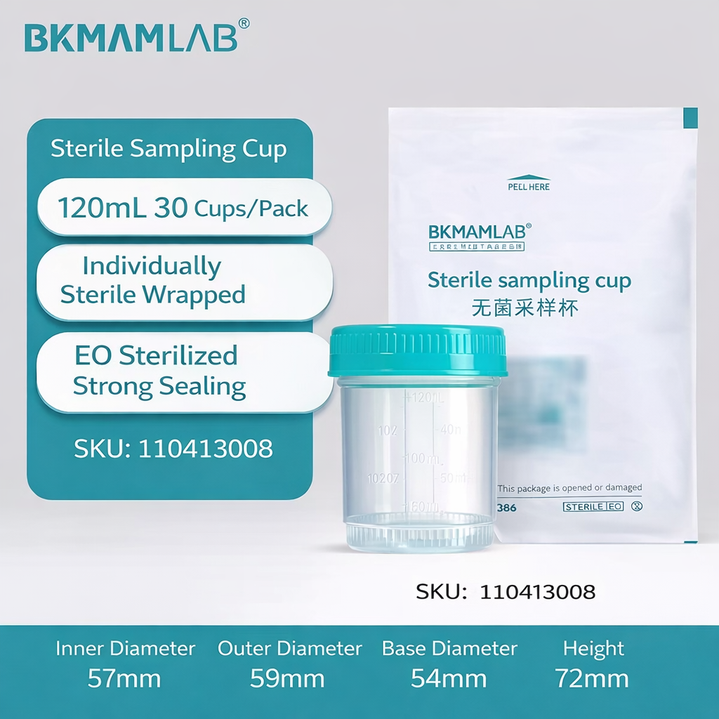 Buck Sample Specimen Containers/Sample Cups, Sterile, BKMAN – Longreen Laboratory ...