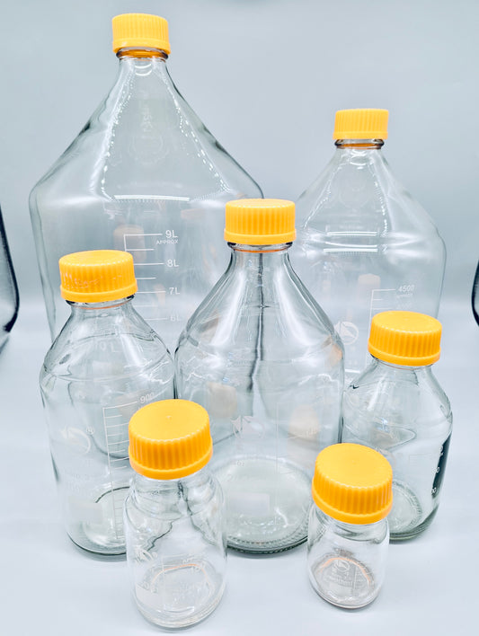 Screw-cap reagent bottle, w/ cap, borosilicate glass