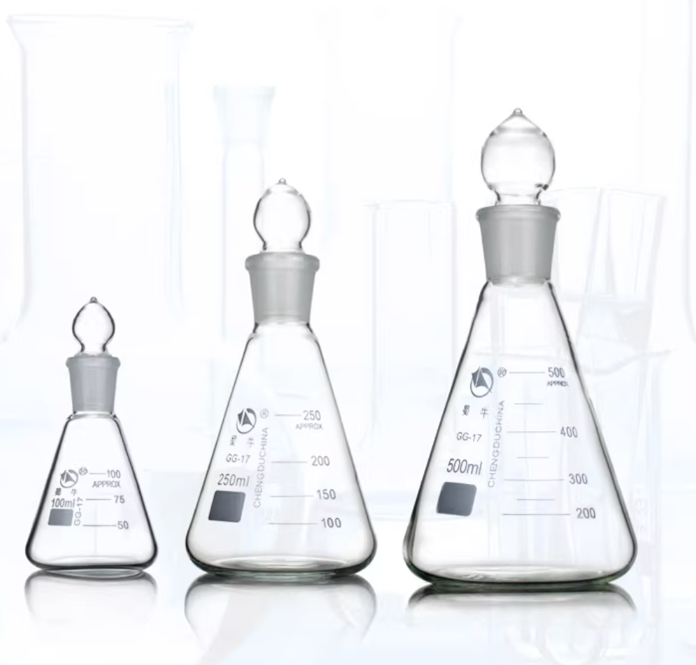Erlenmeyer flask with standard stopper 24/40